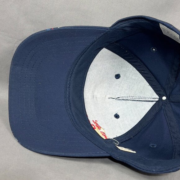 Scott Speed Strapback Hat Blue Red Bull Racing NASCAR Motorsports Formula 1 Mens - Picture 12 of 15